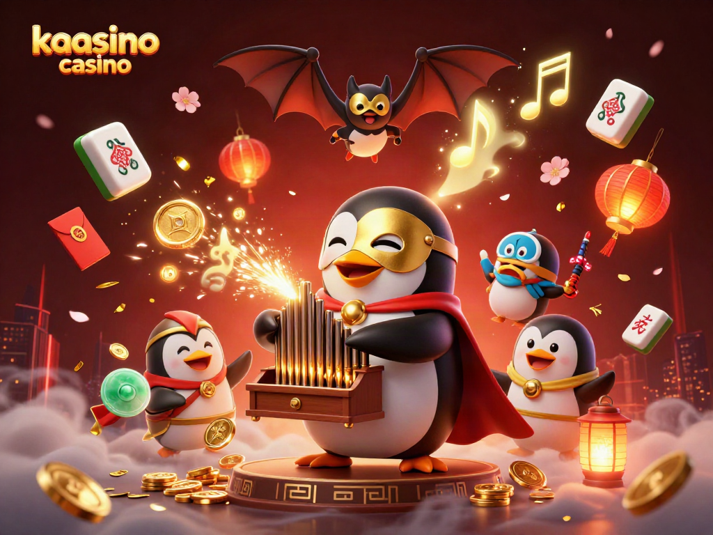 Experience the excitement at kaasino casino with a thrilling 3D casino scene featuring animated characters and immersive elements.