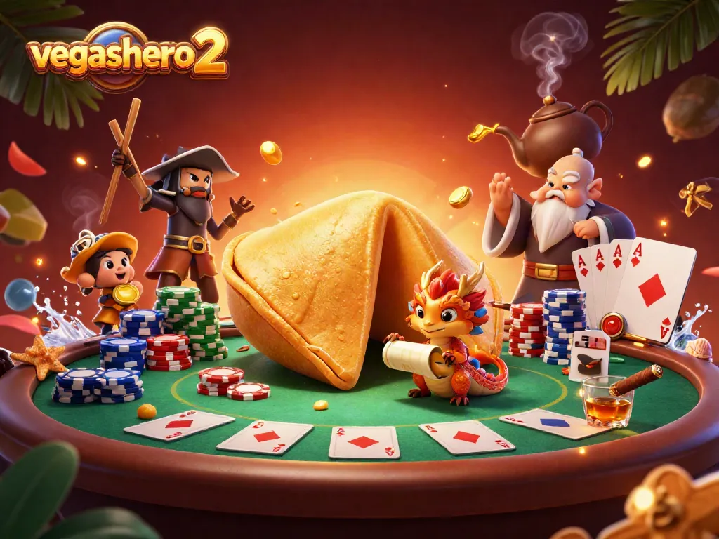 Engage in winning strategies at vegashero 2 with exciting poker elements and cartoon gold treasures.